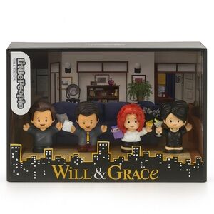 Little People Will & Grace TV Series Collectible Set